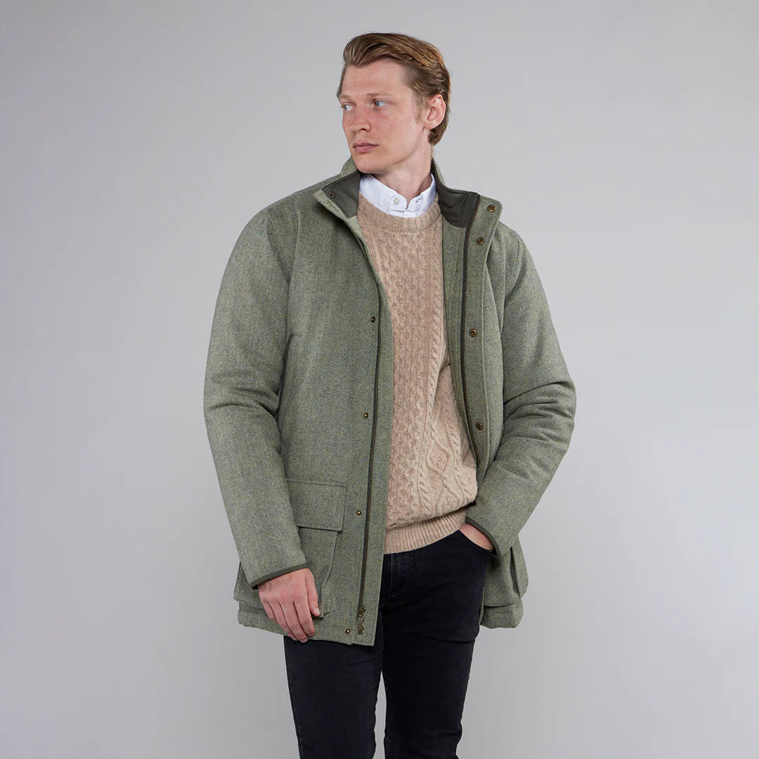 Toggi Men's Cheswick Waterproof Tweed Coat #colour_glencoe-tweed