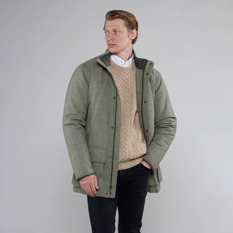 Toggi Men's Cheswick Waterproof Tweed Coat #colour_glencoe-tweed