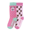 Toggi Pretty Puppy Childrens Socks 2 Pack #colour_pink