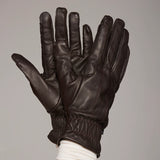 Toggi Ladies Clairwood Leather Riding Gloves #colour_chocolate
