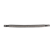 ProPresicce Signature Classic Diamante Browband by Hy Equestrian #colour_black-with-silver-diamantes