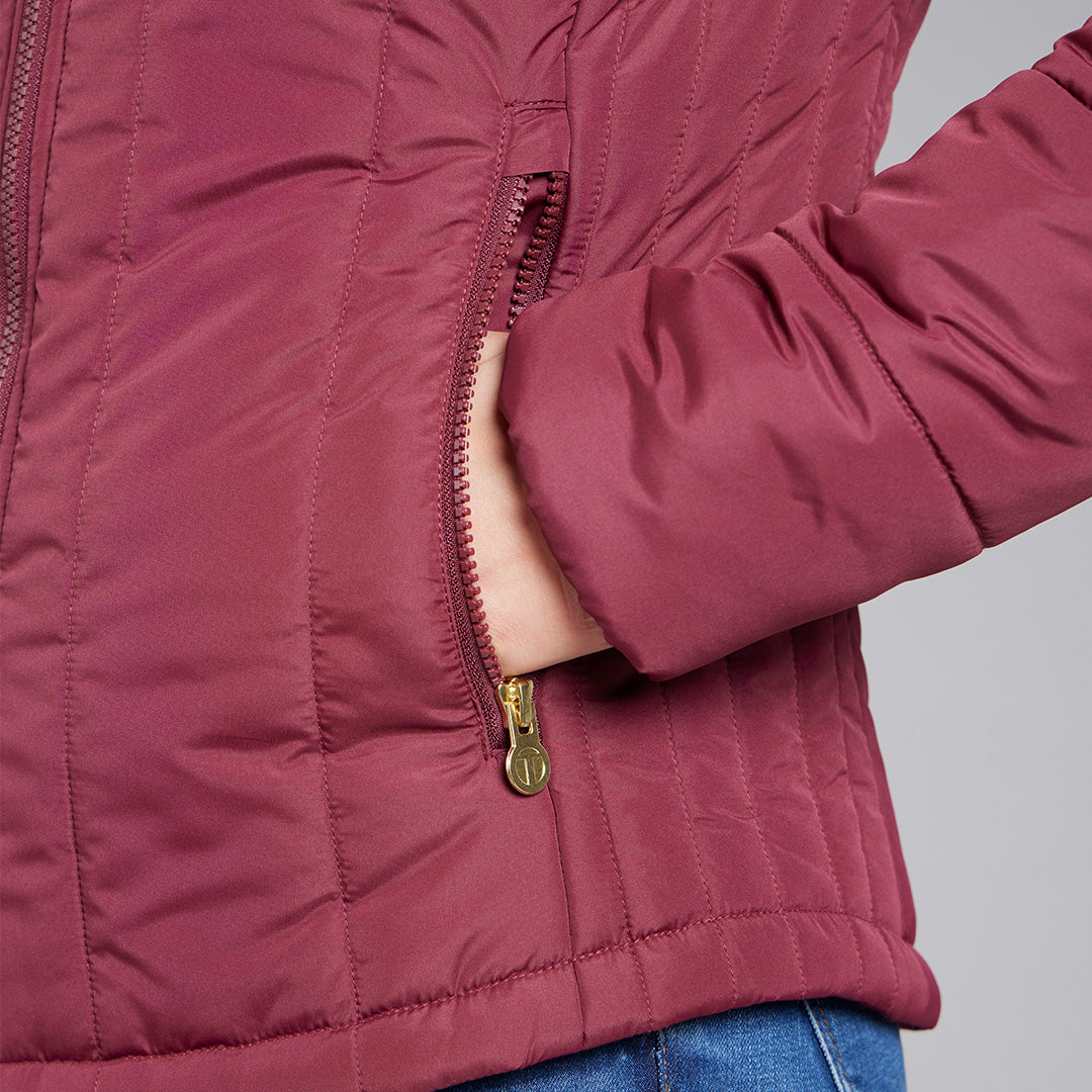 Toggi Cranleigh Padded Jacket #colour_burgundy