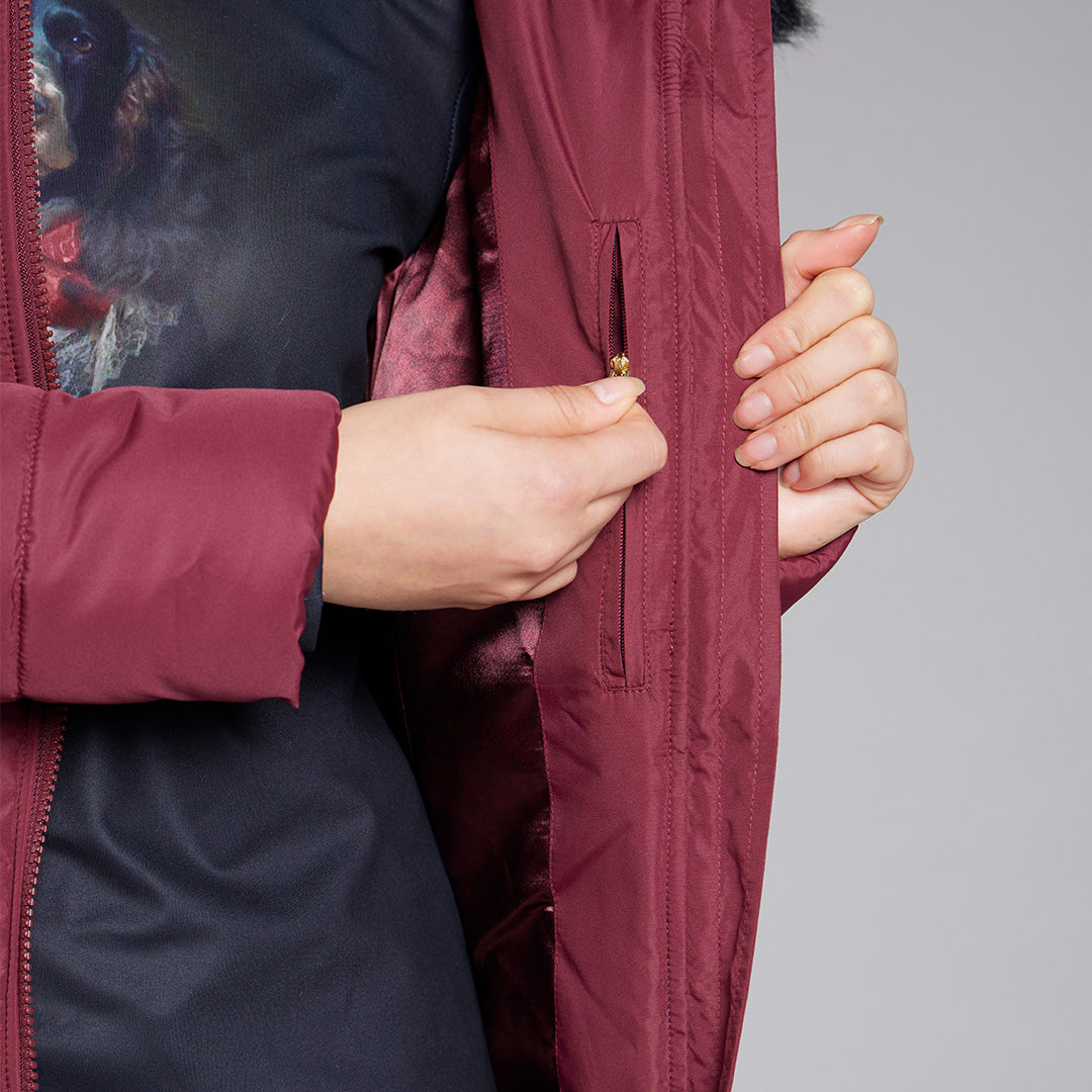 Toggi Cranleigh Padded Jacket #colour_burgundy