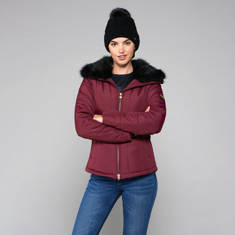 Toggi Cranleigh Padded Jacket #colour_burgundy