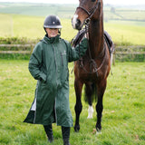 EQUIDRY Women's Thin Fleece Reflective Evolution #colour_black-forest-green