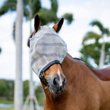 Horseware Ireland Newmarket No Ears Fly Mask #colour_witney-charcoal