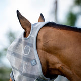 Horseware Ireland Newmarket No Ears Fly Mask #colour_witney-charcoal