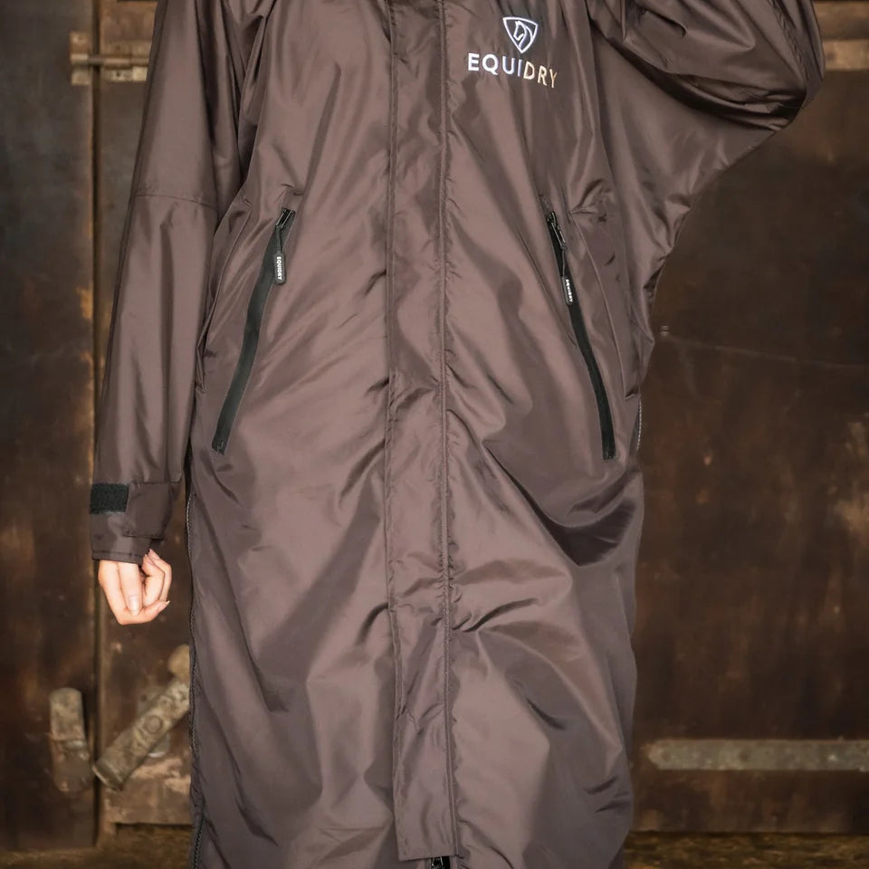 EQUIDRY Women's Thin Fleece Evolution #colour_rich-brown