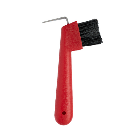 GS Equestrian & Country Hoof Pick with Brush #colour_red