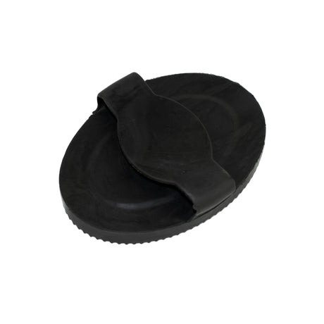 GS Equestrian & Country Round Rubber Curry Comb #colour_black
