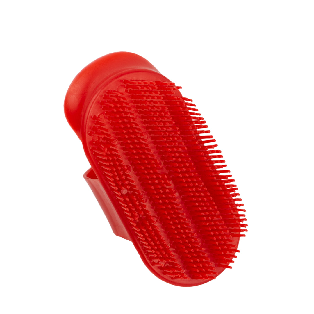 GS Equestrian & Country Plastic Curry Comb #colour_red