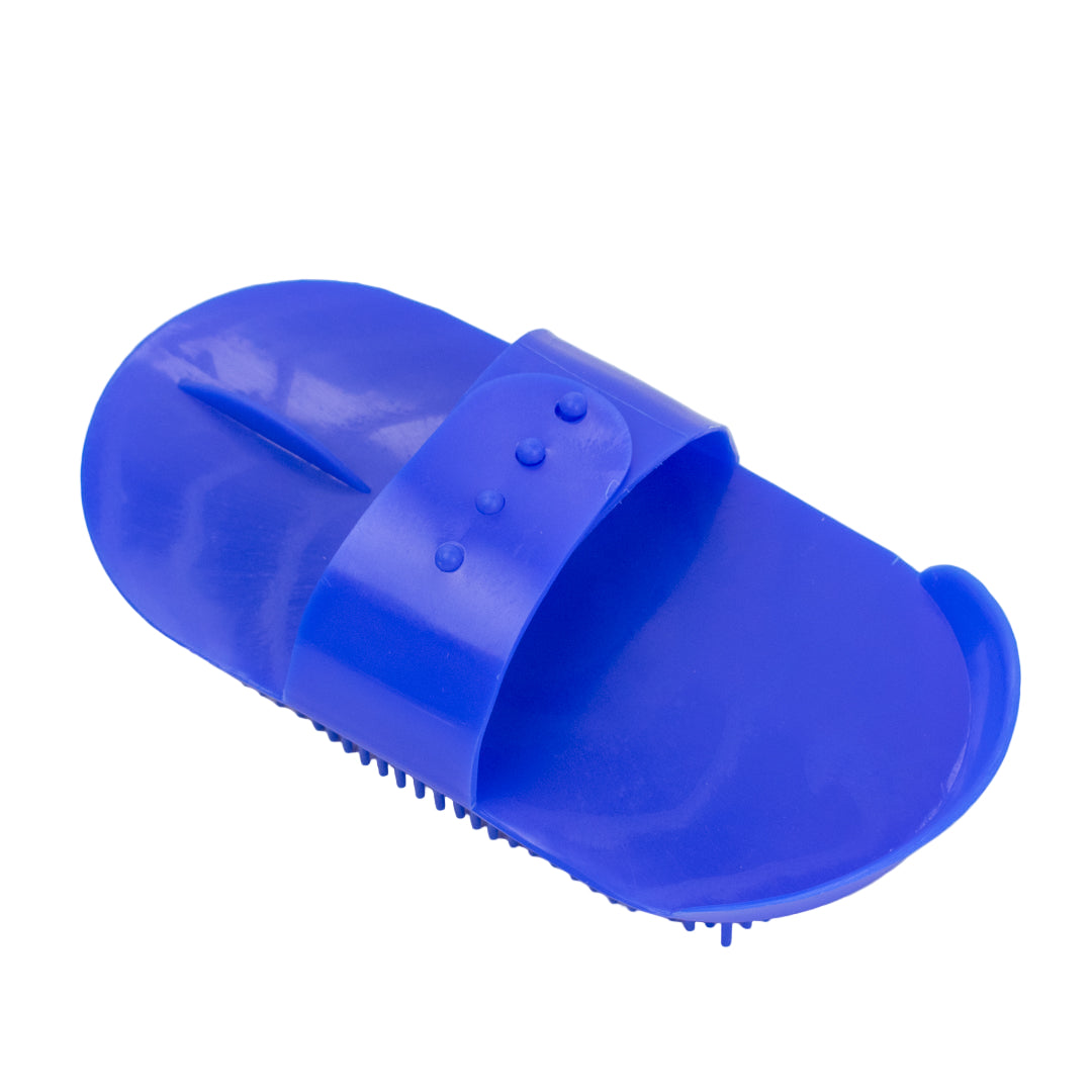 GS Equestrian & Country Plastic Curry Comb #colour_blue