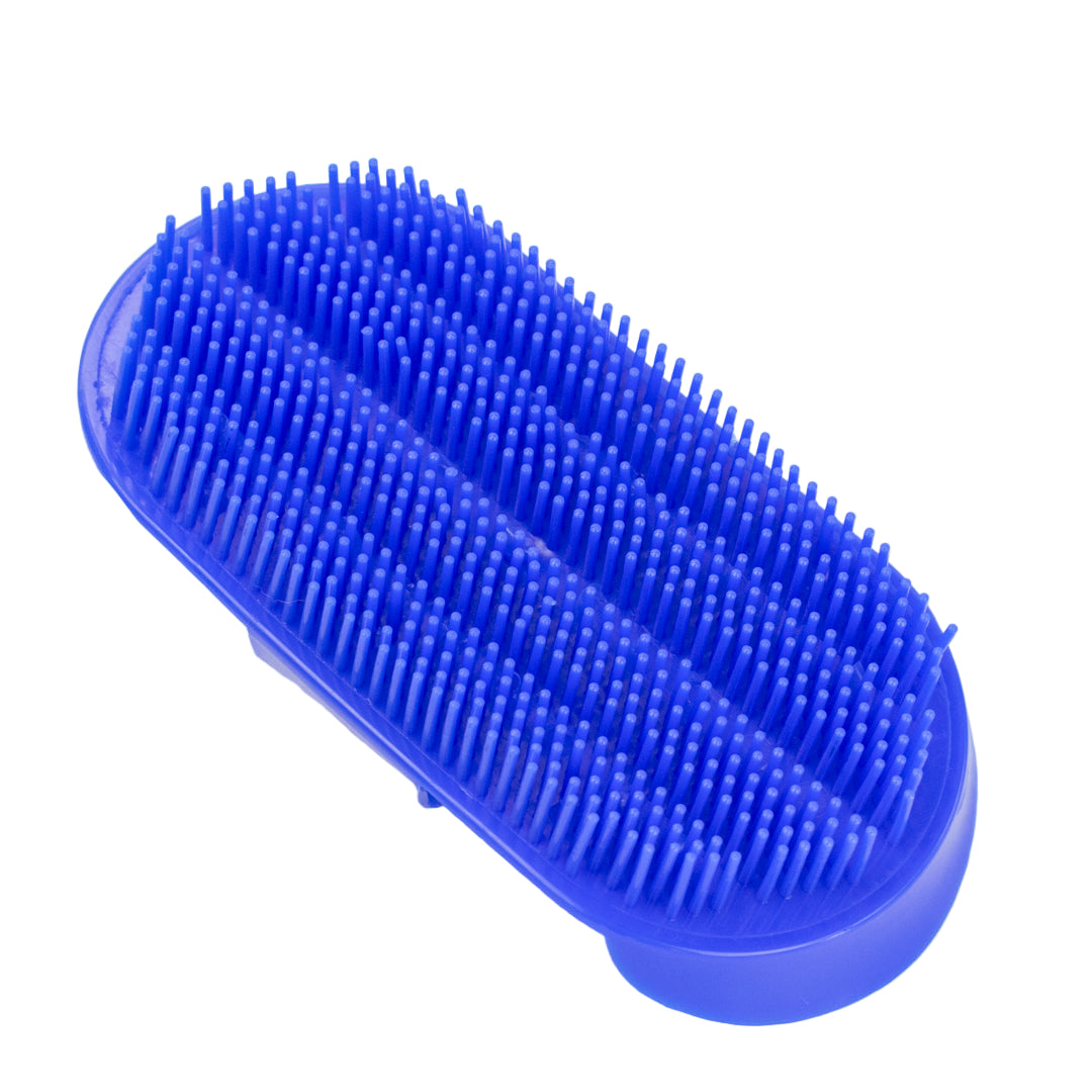 GS Equestrian & Country Plastic Curry Comb #colour_blue