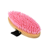 GS Equestrian & Country Wooden Body Brush #colour_pink