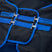Horseware Ireland Amigo Straight Front Chest Extender #colour_black-classic-blue