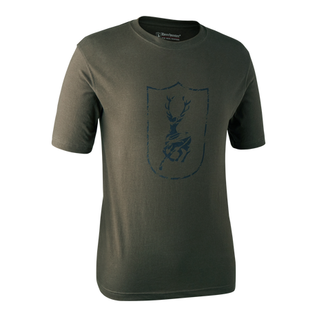 Deerhunter Men's Logo T-shirt #colour_bark-green