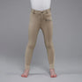Toggi Children's Dartmoor Thermal Full Seat Breeches #colour_beige