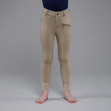 Toggi Children's Dartmoor Thermal Silicone Knee Breeches #colour_beige