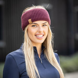 Woof Wear Ribbed Headband #colour_plum