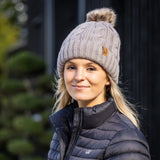 Woof Wear Cable Beanie #colour_stone