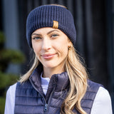 Woof Wear Ribbed Headband #colour_navy