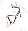 Equipe Emporio Grackle Bridle with Brass Fittings #colour_brown