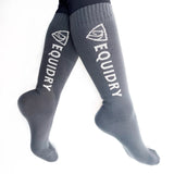 EQUIDRY Waterproof Socks #colour_grey-white