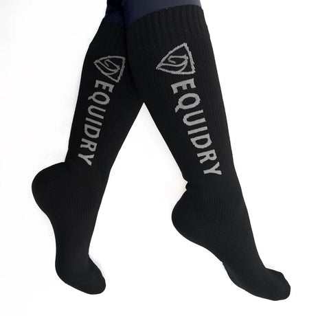EQUIDRY Waterproof Socks #colour_black-grey