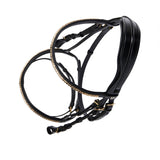 Equestro English Headboard In Clincher Leather #colour_black