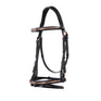 Equestro English Clincher Leather Bridle Colour Rose Gold
