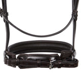 Equestro Leather Dressage Bridle Without Reins #colour_brown