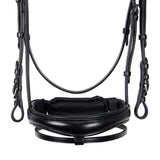 Equestro English Leather Bridle With Glitter New #colour_black