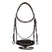 Equestro English Leather Bridle With Glitter New #colour_brown
