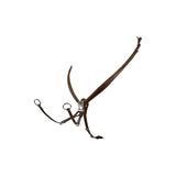 Equestro Tanned Leather Fork Breastplate #colour_brown