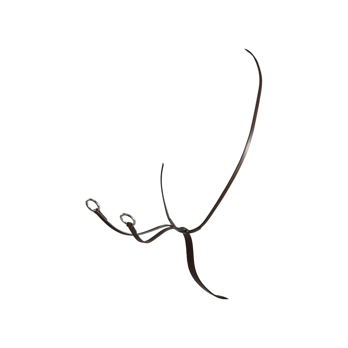 Equestro Leather Collier Martingale #colour_brown