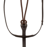 Equestro Reins With Leather And Rubber Martingale