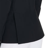 Equestro Women's Four Button Competition Jacket Anatomical Cut #colour_black