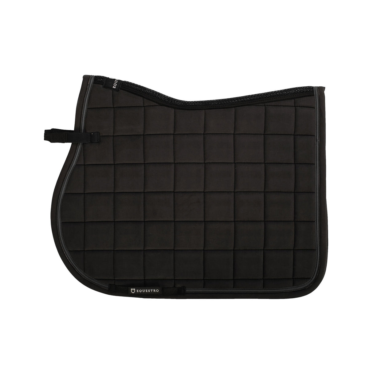 Equestro Shaped Jumping Saddle Pad #colour_black