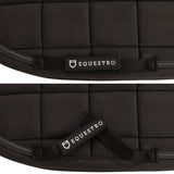 Equestro Shaped Jumping Saddle Pad #colour_black