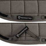 Equestro Shaped Jumping Saddle Pad #colour_grey