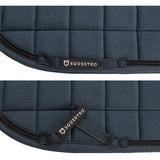 Equestro Shaped Jumping Saddle Pad #colour_blue