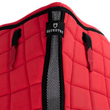 Equestro Shaped Jumping Saddle Pad #colour_red