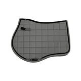 Equestro Jumping Saddle Pad In Breathable Technical Fabric #colour_grey