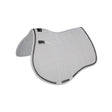 Equestro Jumping Saddle Pad In Breathable Technical Fabric #colour_white