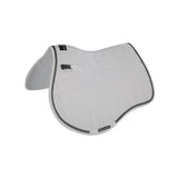 Equestro Jumping Saddle Pad In Breathable Technical Fabric #colour_white
