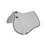 Equestro Jumping Saddle Pad In Breathable Technical Fabric #colour_white