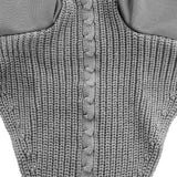 Equestro Meshing Fly Veil With Drawstring At The Noseband #colour_grey