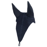 Equestro Meshing Fly Veil With Drawstring At The Noseband #colour_blue