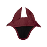 Equestro Fly Veil In Stretch Technical Fabric With Logo #colour_burgundy