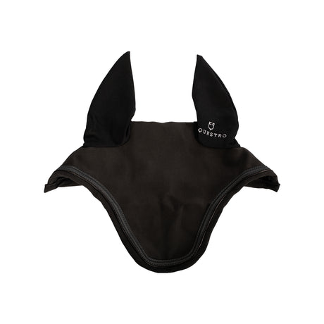 Equestro Fly Veil In Stretch Technical Fabric With Logo #colour_black